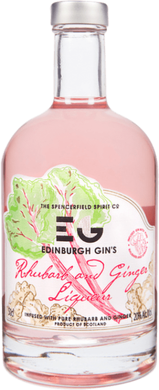 16,95 € 免费送货 | 金酒 Edinburgh Gin Rhubarb & Ginger 英国 瓶子 Medium 50 cl