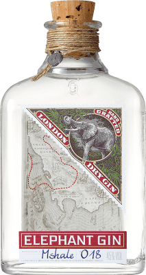43,95 € Envio grátis | Gin Elephant Gin Dry Gin Alemanha Garrafa Medium 50 cl
