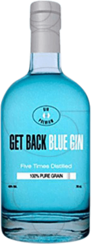 13,95 € Free Shipping | Gin Get Back Blue Spain Bottle 70 cl
