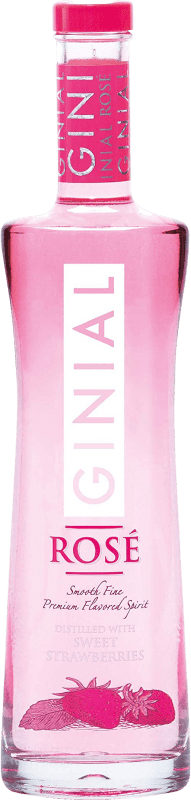 19,95 € Free Shipping | Gin Pernod Ricard Gin Ginial Rosé Strawberries Spain Bottle 70 cl