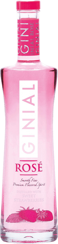 15,95 € Kostenloser Versand | Genever Gin Pernod Ricard Gin Ginial Rosé Strawberries Spanien Flasche 70 cl