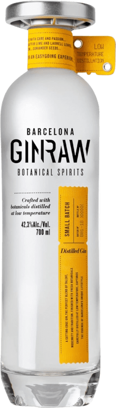 42,95 € Kostenloser Versand | Gin Ginraw Gin Spanien Flasche 70 cl