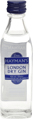 3,95 € Free Shipping | Genever Gin Hayman's United Kingdom Miniature Bottle 5 cl