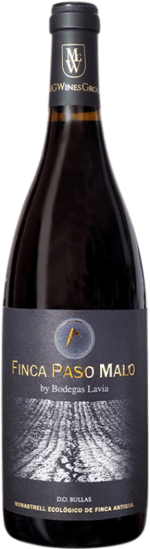 39,95 € Kostenloser Versand | Rotwein Lavia Paso Malo D.O. Bullas Region von Murcia Spanien Monastrell Flasche 75 cl