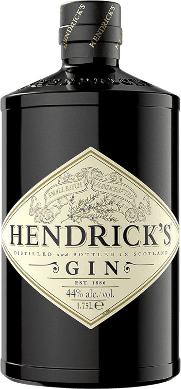 96,95 € Envío gratis | Ginebra Hendrick's Reino Unido Botella Especial 1,75 L