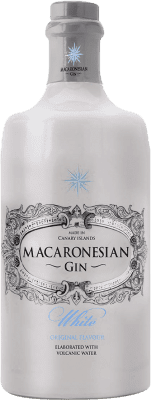 35,95 € Envio grátis | Gin Macaronesian Gin White Espanha Garrafa 70 cl