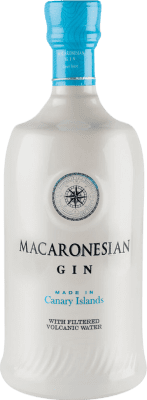 27,95 € Envío gratis | Ginebra Gin Macaronesian White — Blanco Islas Canarias España 70 cl