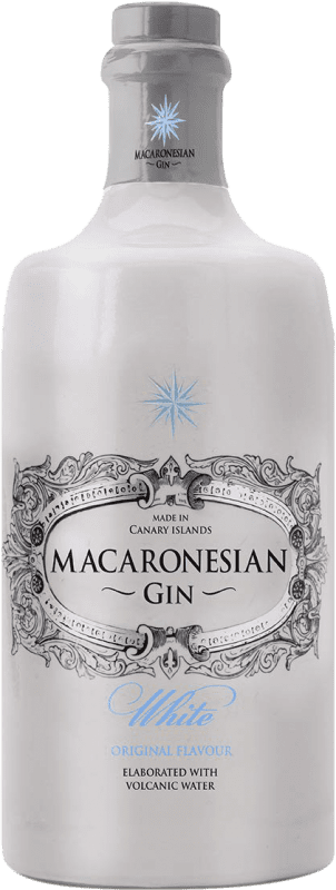 29,95 € Бесплатная доставка | Джин Macaronesian Gin White Канарские острова Испания бутылка 70 cl