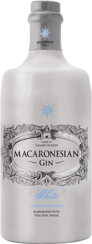 29,95 € Kostenloser Versand | Gin Macaronesian Gin White Kanarische Inseln Spanien Flasche 70 cl