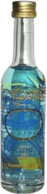 3,95 € Envío gratis | Ginebra Magellan Gin Francia Botellín Miniatura 5 cl