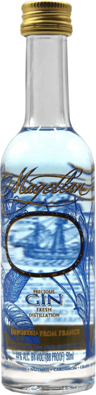 3,95 € Envoi gratuit | Genièvre Gin Magellan France Mini-Bouteille 5 cl