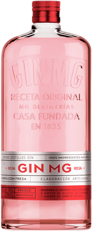 21,95 € Envío gratis | Ginebra MG Gin Rosa con Fresa España Botella 70 cl