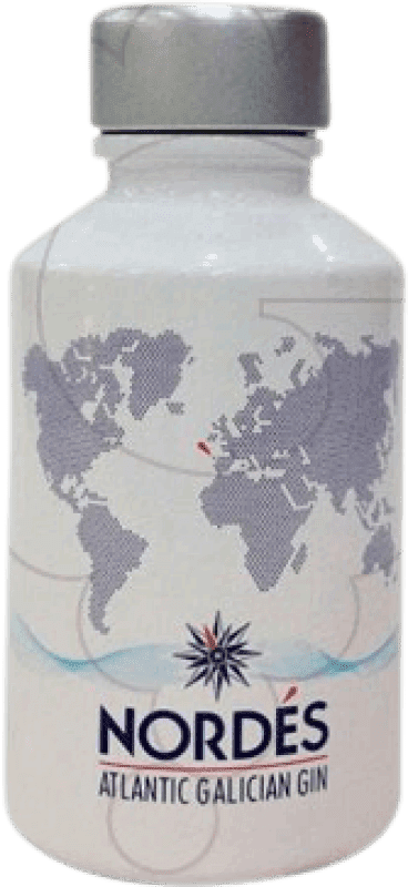 4,95 € Бесплатная доставка | Джин Atlantic Galician Nordés Испания Мини-бутылка 5 cl