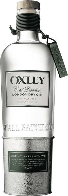 57,95 € 免费送货 | 金酒 Oxley Cold Distilled London Dry Gin 英国 瓶子 1 L
