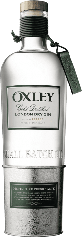 46,95 € Envio grátis | Genever Gin Oxley Cold Distilled Reino Unido 1 L