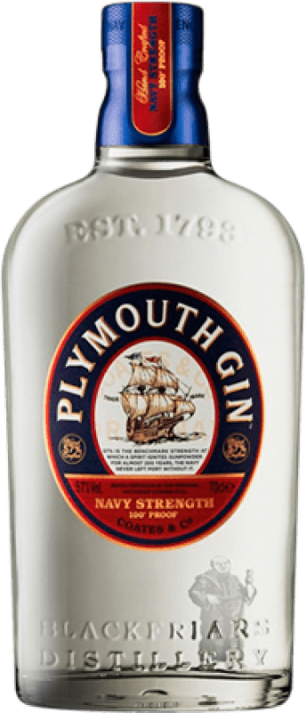 71,95 € Free Shipping | Genever Gin Plymouth England Navy Strength United Kingdom 70 cl