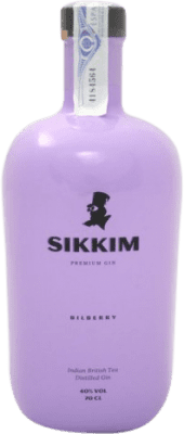 21,95 € Envio grátis | Gin Sikkim Gin Bilberry Espanha Garrafa 70 cl