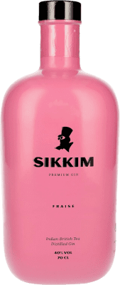 34,95 € Envio grátis | Gin Sikkim Gin Fraise Espanha Garrafa 70 cl