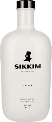31,95 € 免费送货 | 金酒 Sikkim Gin Privee 西班牙 瓶子 70 cl