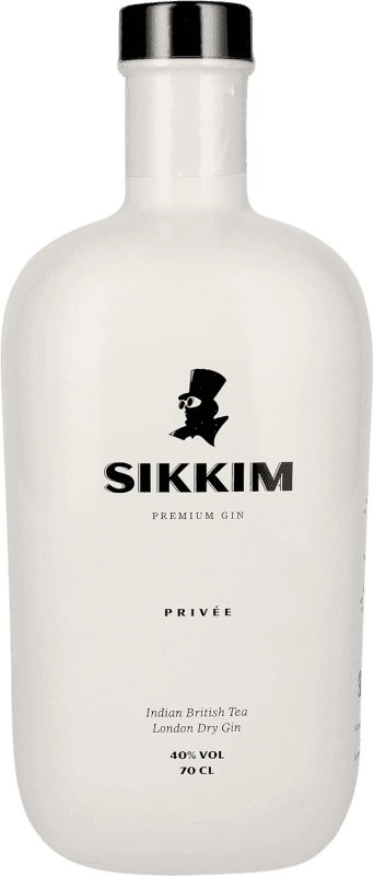 31,95 € 免费送货 | 金酒 Sikkim Gin Privee 西班牙 瓶子 70 cl