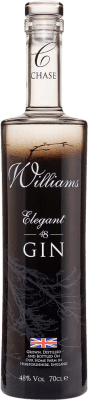41,95 € Envio grátis | Gin William Chase Elegant Crisp Gin Reino Unido Garrafa 70 cl
