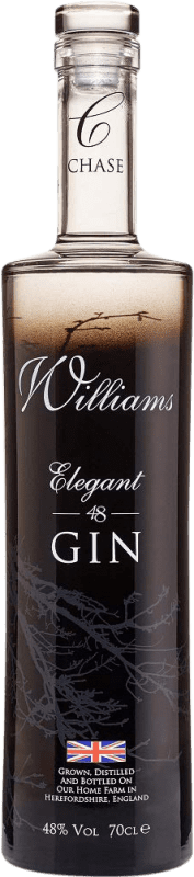 61,95 € Spedizione Gratuita | Gin William Chase Elegant Crisp Gin Regno Unito Bottiglia 70 cl