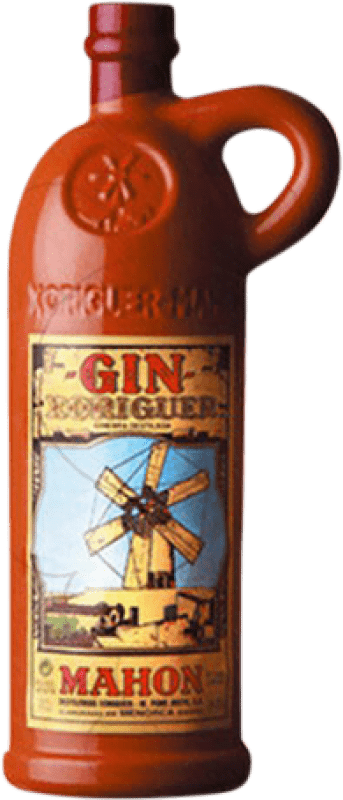 25,95 € Envio grátis | Gin Xoriguer Barro Espanha Garrafa 1 L
