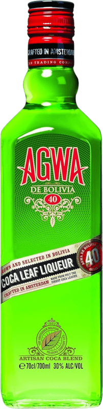 35,95 € 免费送货 | 利口酒 Agwa Licor de Hoja de Coca 哥伦比亚 瓶子 70 cl