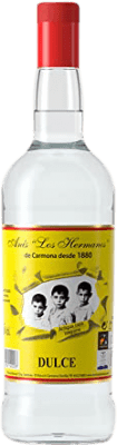 13,95 € Free Shipping | Aniseed Anís Los Hermanos Sweet Spain Bottle 1 L