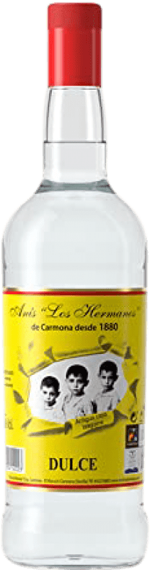 13,95 € Kostenloser Versand | Anislikör Anís Los Hermanos Edelsüß Spanien Flasche 1 L