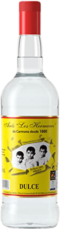 13,95 € Kostenloser Versand | Anislikör Anís Los Hermanos Süß Spanien Flasche 1 L