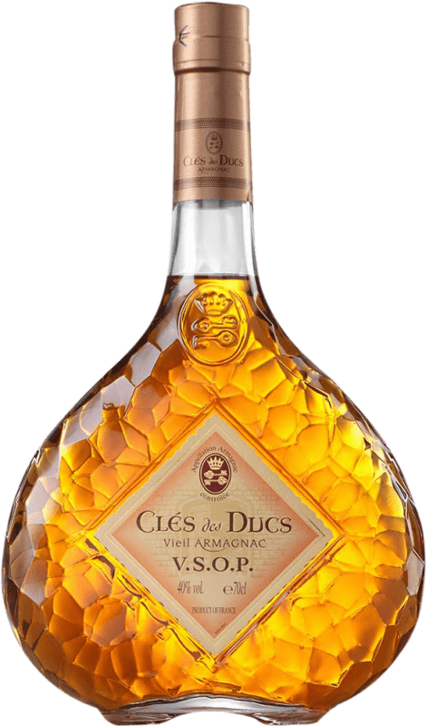 35,95 € Бесплатная доставка | арманьяк Cles de Ducs. Very Superior Old Pale VSOP Франция бутылка 70 cl