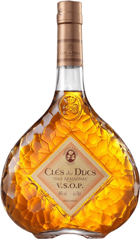 39,95 € Бесплатная доставка | Арманьяк Cles de Ducs. Very Superior Old Pale VSOP Франция бутылка 70 cl
