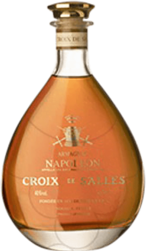 83,95 € Envío gratis | Armagnac Croix de Salles. Napoleón Francia Botella 70 cl