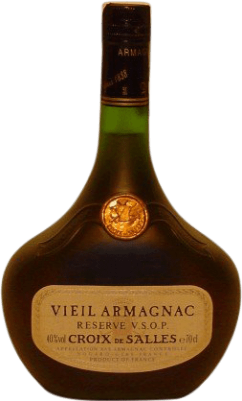 51,95 € Spedizione Gratuita | Armagnac Croix de Salles. V.S.O.P. Very Superior Old Pale Francia Bottiglia 70 cl
