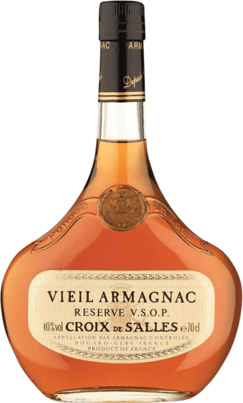 49,95 € Spedizione Gratuita | Armagnac Croix de Salles VSOP Very Superior Old Pale — Molto Superiore Vecchio Francia Bottiglia 70 cl
