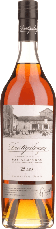 144,95 € Spedizione Gratuita | Armagnac Dartigalongue Selección Francia Follec Bianca, Ugni Blanco 25 Anni Bottiglia 70 cl