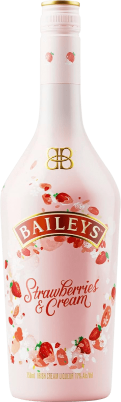 29,95 € Envío gratis | Crema de Licor Baileys Irish Cream Strawberries Irlanda Botella 75 cl