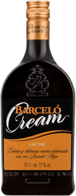 16,95 € Envío gratis | Crema de Licor Barceló Cream República Dominicana Botella 70 cl