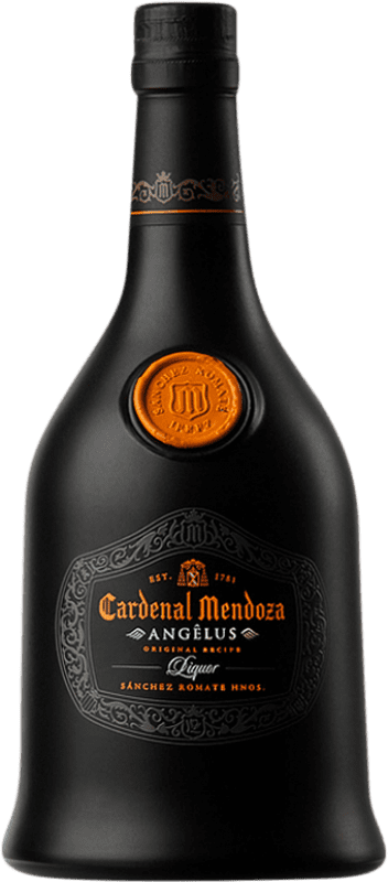 33,95 € Spedizione Gratuita | Liquori Sánchez Romate Cardenal Mendoza Angêlus Spagna 70 cl Brandy, Canela — Cannella, Especias — Spezie, Naranja — Arancia