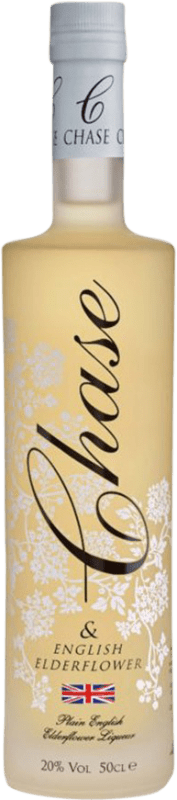 41,95 € Envio grátis | Licores William Chase Elderflower Reino Unido Garrafa Medium 50 cl