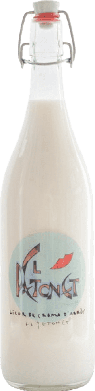 14,95 € Envío gratis | Crema de Licor El Petonet Crema de Arroz España Botella Medium 50 cl