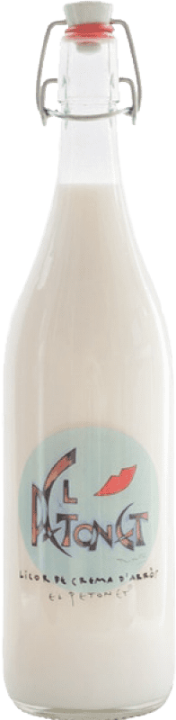 15,95 € Spedizione Gratuita | Crema di Liquore El Petonet Arroz Spagna Bottiglia 1 L