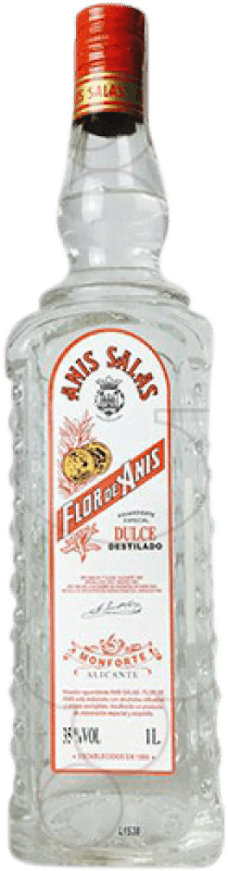 14,95 € Бесплатная доставка | анис Salas Flor de Anís сладкий Испания бутылка 1 L