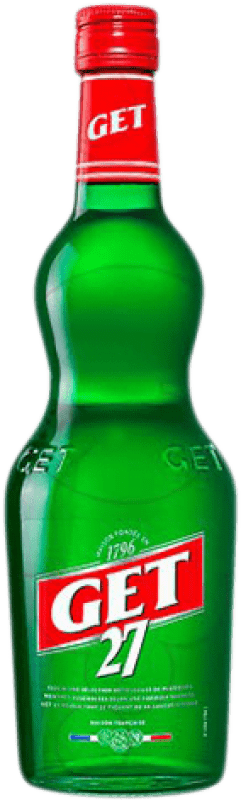 29,95 € Envoi gratuit | Liqueur aux Herbes Get 27 France Bouteille Spéciale 1,5 L Peppermint — Menthe Poivrée