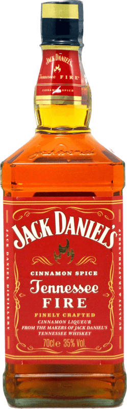 33,95 € Envio grátis | Whisky Bourbon Jack Daniel's Fire Estados Unidos Garrafa 70 cl