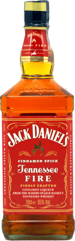 31,95 € Free Shipping | Whisky Bourbon Jack Daniel's Fire United States Bottle 70 cl