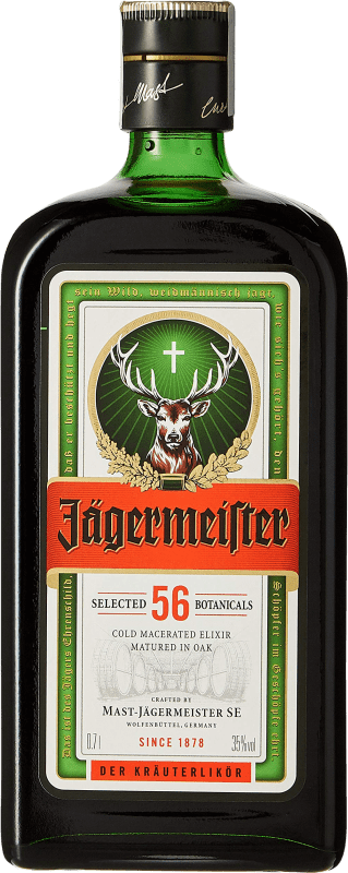 17,95 € Free Shipping | Herbal Liqueur Mast Jägermeister Germany 70 cl