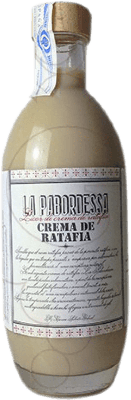 21,95 € Kostenloser Versand | Sahnelikör La Pabordessa. Ratafia Spanien Flasche 75 cl