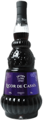 13,95 € Kostenloser Versand | Liköre Dera Val. Licor de Cassis Licor Macerado Spanien Flasche 70 cl